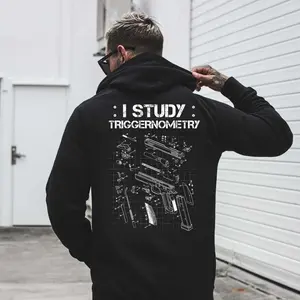 I Study Triggernometry Back Print Shirt | Funny Gun Gift T-Shirt, Sweatshirt, Hoodie