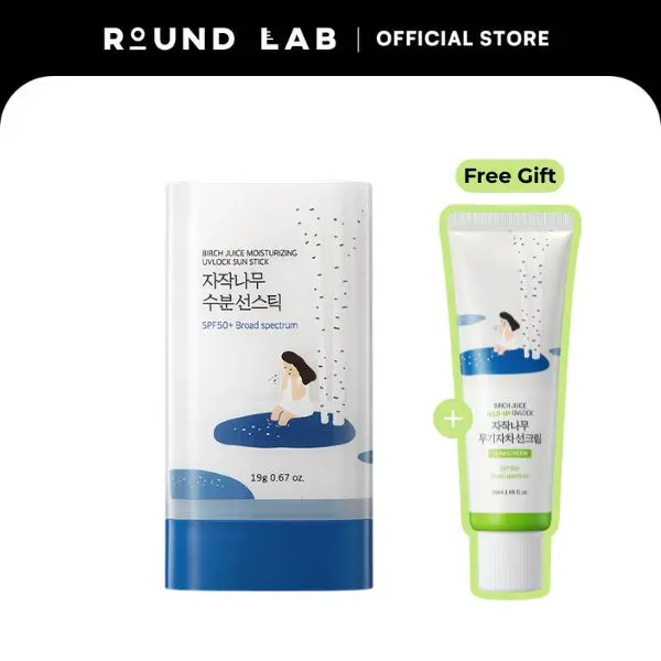 ROUND LAB Birch Juice Moisturizing UVLock Sun Stick 19g ROUND LAB Birch Juice Moisturizing UVLock Sun Stick 19g