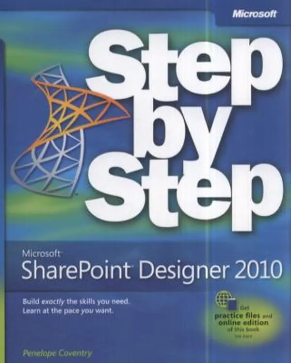 Used Microsoft SharePoint Designer 2010 (Step by Step) Tutorial Paperback Book by Penelope Coventry - English, Create Workflows, Access Data, Design Solutions, Practice Files Online Edition, Self-Learning