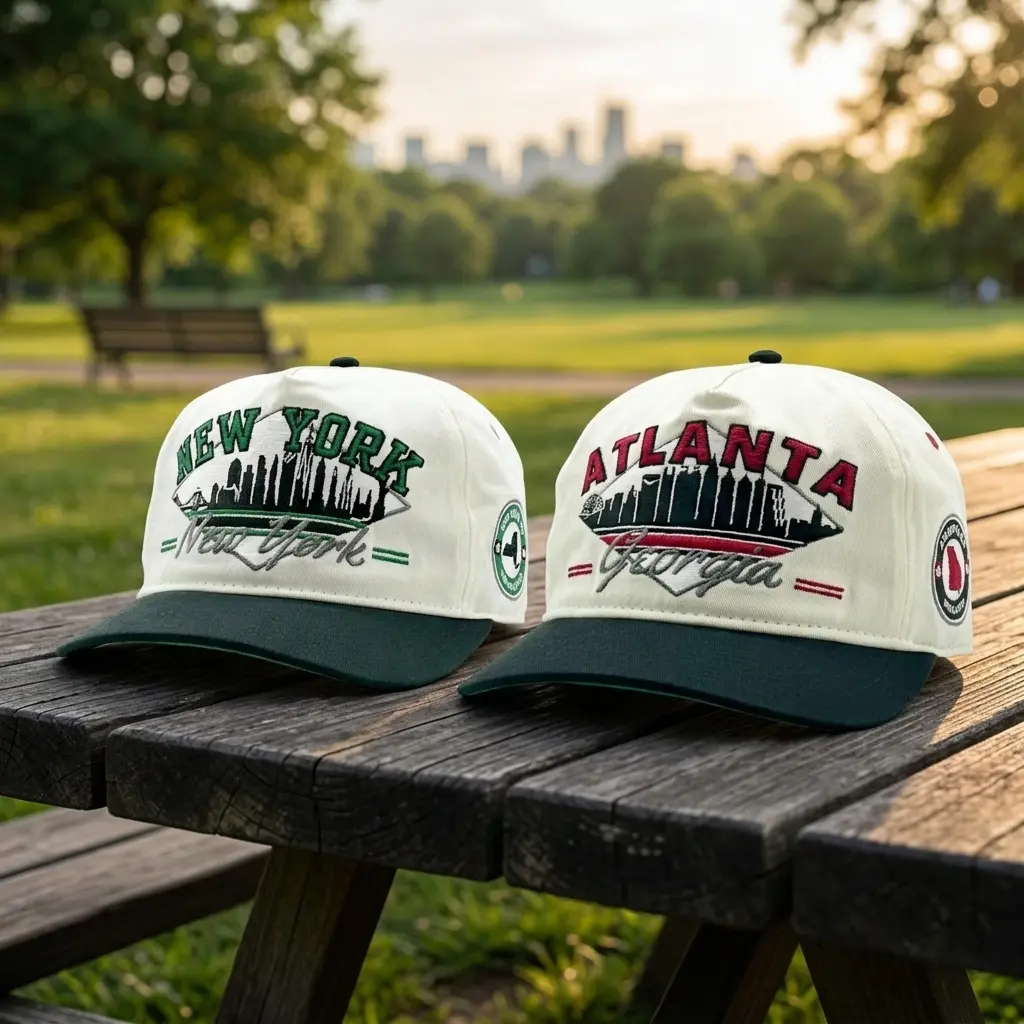 New York Embroidered Snapback Hat, Vintage NYC Skyline Baseball Cap, Adjustable City Dad Hat, New York Travel Gift, Unisex Streetwear Cap