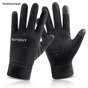 Unisex Winter Warm Suede Gloves – Windproof Touchscreen Compatible, Thermal Fleece Lined with Non-Slip Grip, for Running Cycling Skiing Fishing Driving Cold Weather | TikTok Shop Black Friday