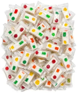 Jube Nougat Chewy Candy Mix | 1 lb Bulk Bag | Individually Wrapped Fruity Nougat Bites | Assorted Soft Candy for Sharing, Candy Bowls & Party Treats