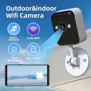 Intelligent HD security camera, featuring smart alarm, motion detection, full-color night vision mode, two-way audio real-time dialogue, 24-hour recording for baby/pet monitoring, and simple and convenient installation.