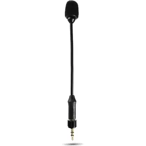 MV-M101 Gooseneck Omnidirectional Lavalier Microphone- Compatible with  Mic/Rode  Go Series  Transmitters - Lapel Mic for Interviews and Content Creators (TRS 3.5mm)