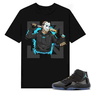 Unisex T-shirt To Match Sneakers Jordan 11 Retro Gamma - Jason-Cop. 100% Cotton for Casual Wear. Comfortable Summer Unisex T-Shirt to match Jordan Sneaker. Streetwear Style. urban outfitters