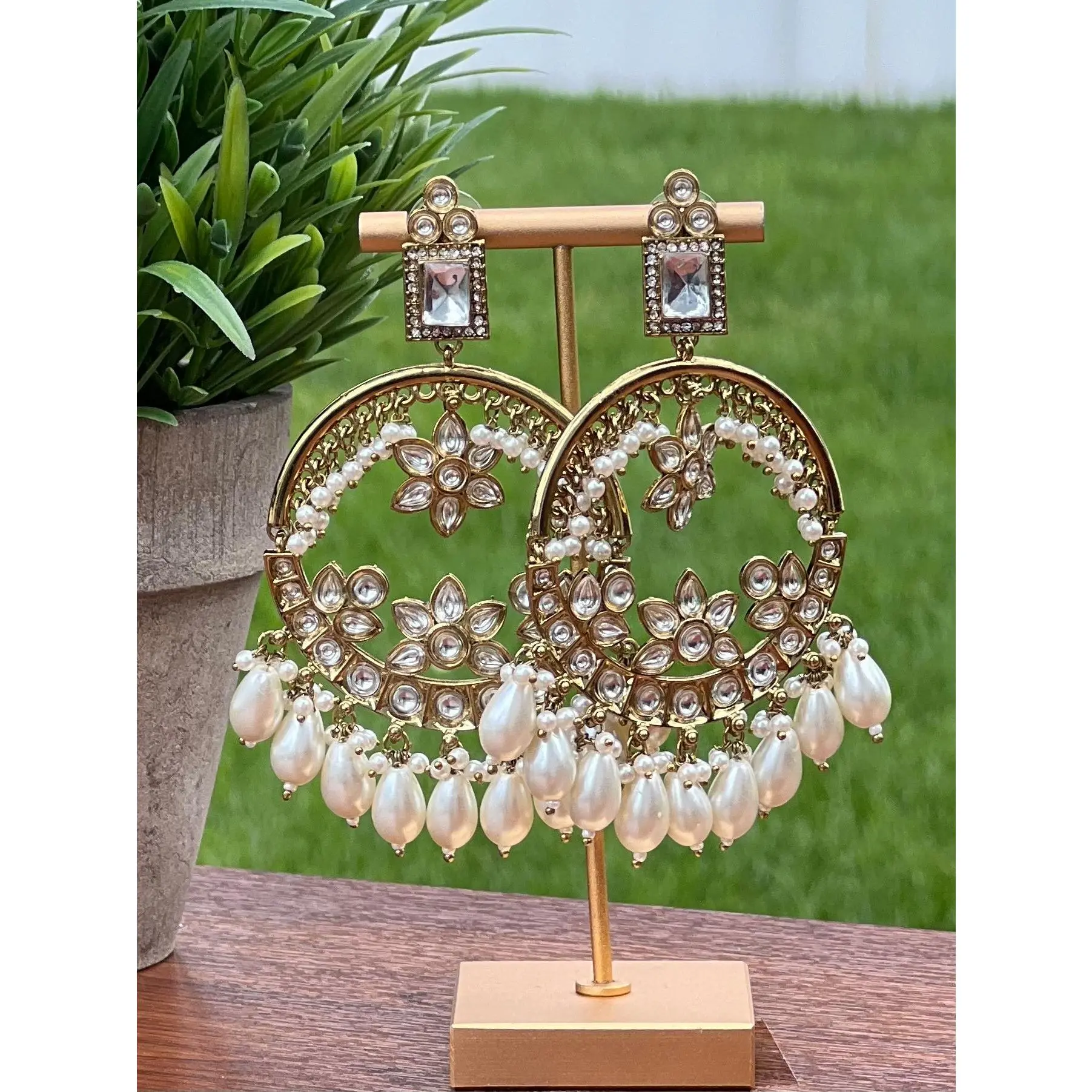 Bhavna Kundan Earrings