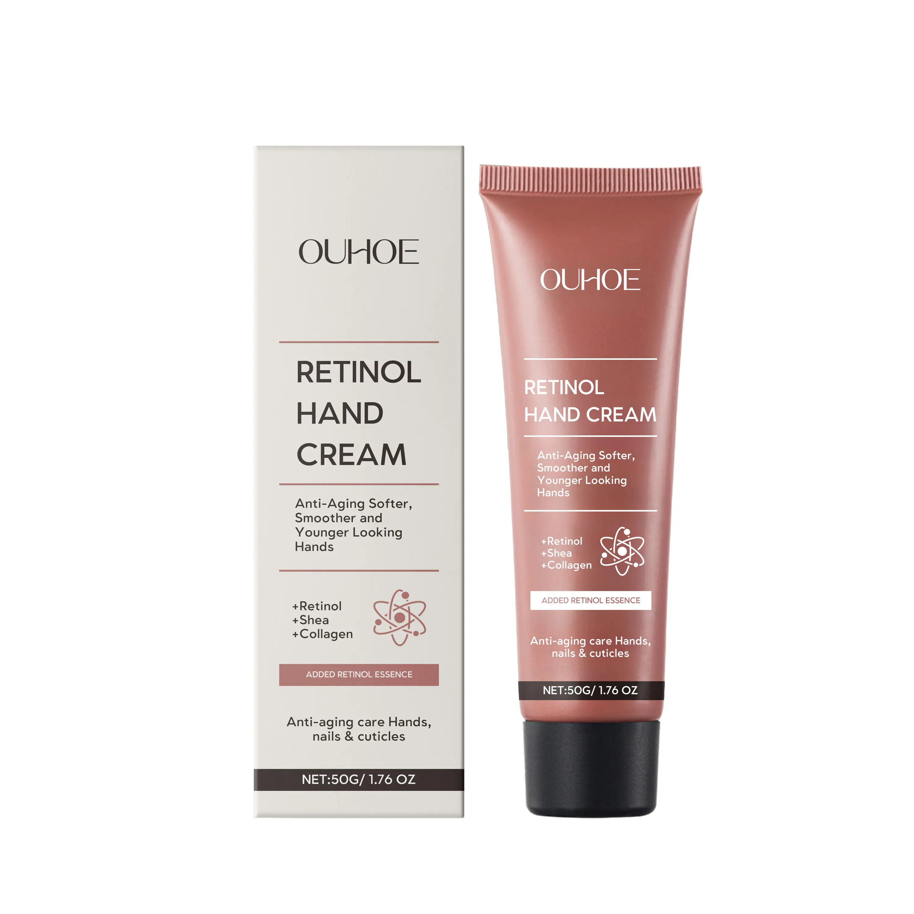 Retinol Hand Cream, Anti-Aging Hands, Improve Fine Lines Add retinol essence to reduce hand wrinkles
