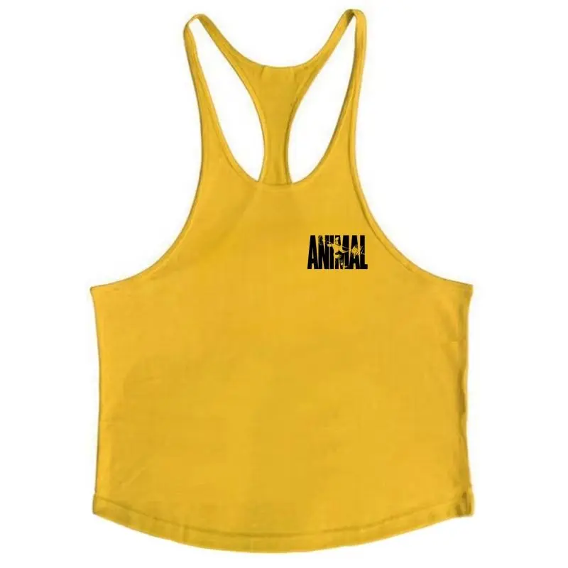 New Arrivals Bodybuilding Stringer Tank Top -Men's Cotton Gym Sleeveless Fitness Vest Singlet, Breathable Sportswear for Workout