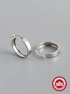 S925 Sterling Silver Hoop Earrings & U-shaped Earrings, Fashionable Earrings for Women, Trendy All-match & Exquisite Jewelry for Birthday Gift