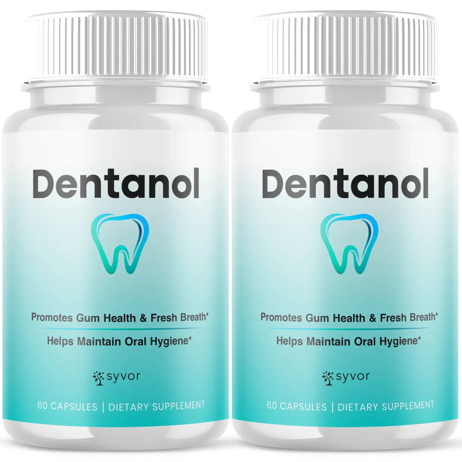 (2 Pack) Dentanol Oral Probiotic Support for Healthy Teeth & Gums 120 Capsules