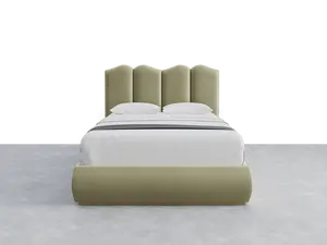 Luna Luce Layout Headboard - 61" x 46", Fabric Exterior, Modular Frame, Furniture Set Compatible, Minimalist Design, Composite Indoor Headboard, Fabric Exterior Headboards, Modular Frame Headboards