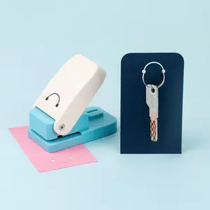 Portable Hangtag Punch for DIY Making ；Paper Punching for Keychain Jewelry Display Cards Craft Tools and Supplies