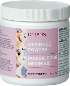 LorAnn Oils Meringue Powder – Gluten-Free, Kosher & Nut-Free – Essential for Royal Icing, Baking & Decorating – No Artificial Colors – Perfect for Cookies & Cakes - 4oz