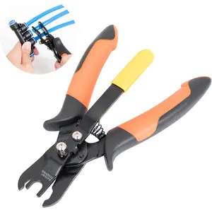 Push to Connect Fittings Disconnect Tong Tool for Removing Push-fit Pneumatic Fittings 1/4", 5/16" (6mm, 8mm) Quick Connect Air Hose Fittings