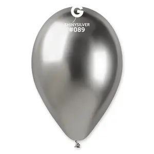Gemar Shiny Silver - Professional Latex Balloons