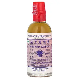 Bee Brand Medicated Oil, Topical Analgesic, 2 fl oz (60 ml)