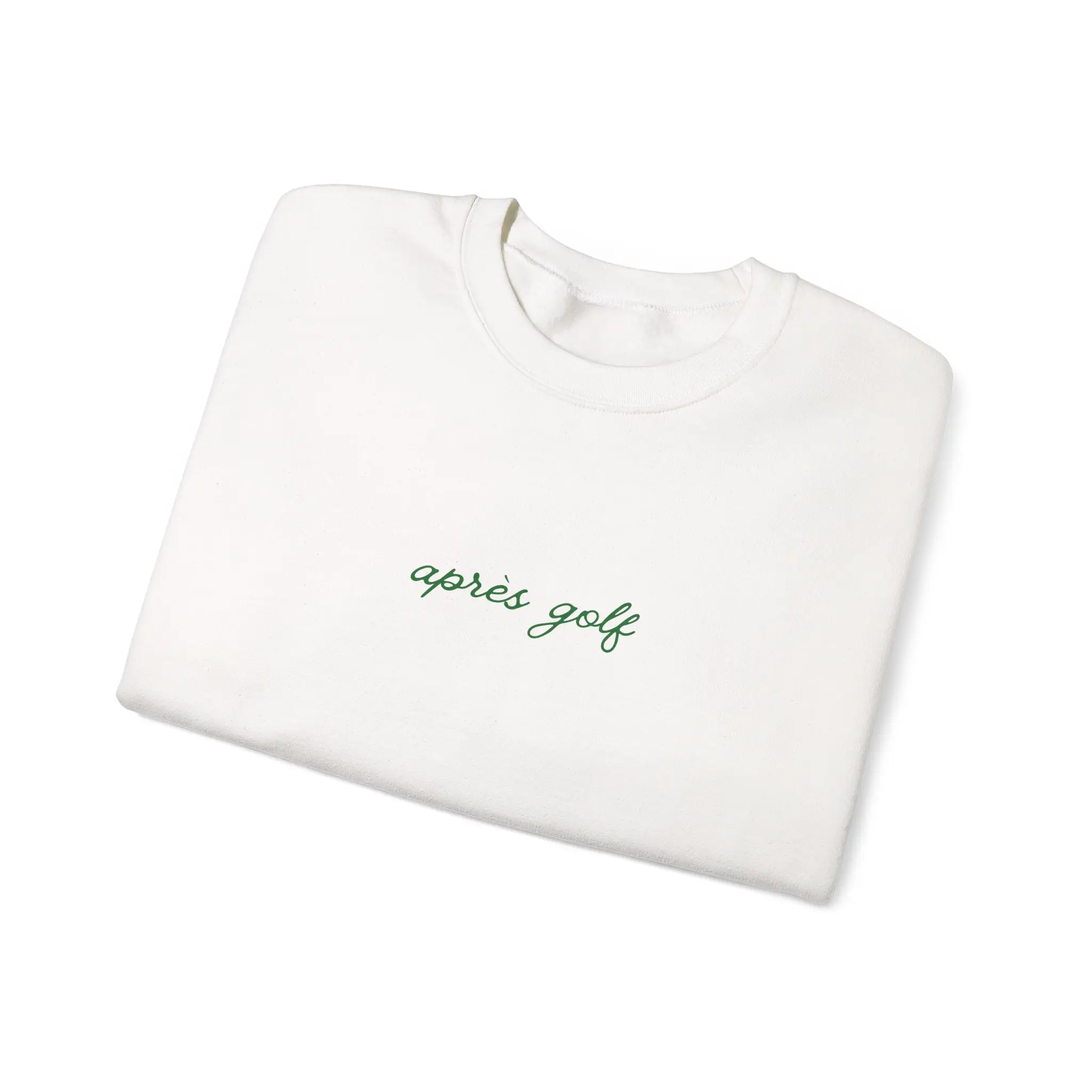 Apres Golf Crewneck Sweatshirt, Ideal for Golfers, Golf Clothes Comfort