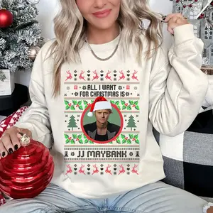 0uter Banks JJ Christmas TShirt Sweatshirt Hoodie, Paradise On Earth Fan Shirt, Vintage JJ Maybaank Shirt