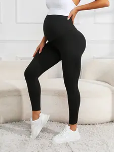 Yoga Basic Maternity Waistband Waist Leggings