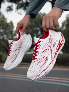 2025 Marathon professional carbon plate running shoes Super light outdoor leisure sports shoes luminous cotton shoes for young students Road running shoes