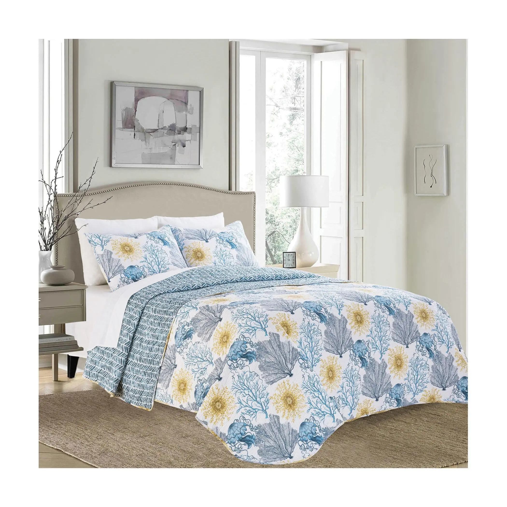 Monterey Mist Twin Bedspread by Valerie