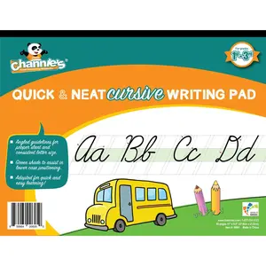 Quick & Neat Cursive Pad – Visual Cursive Handwriting Practice for Grades 1–3
