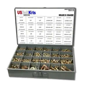 1250 Piece Grade 8 USS Coarse Thread Assortment