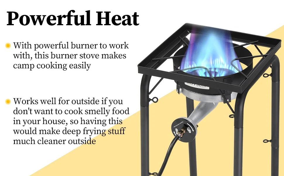 [FLASH SALE] ROVSUN 1-Burner 200000 BTU Outdoor Camping Propane Stove