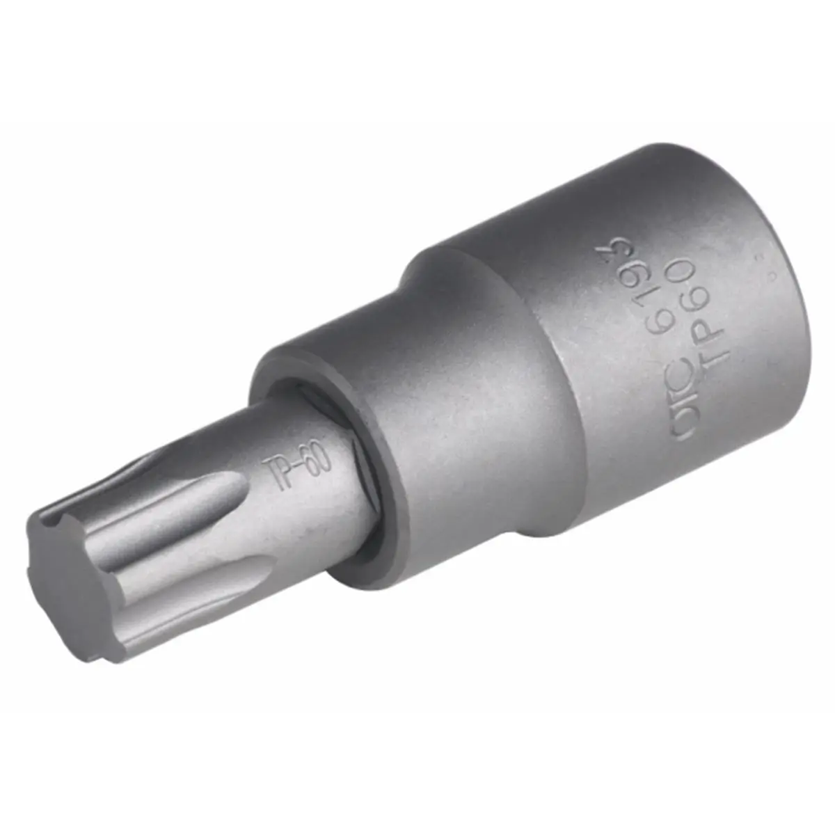 212 MAIN TP60 Torx Plus Bit - Square Drive, TP60 Type, Steel Construction, Natural Finish