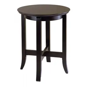 212 MAIN Toby End Table - Dark Espresso Finish, Modern Side Table, Stylish Bedside Solution, Nightstand Bedside Table