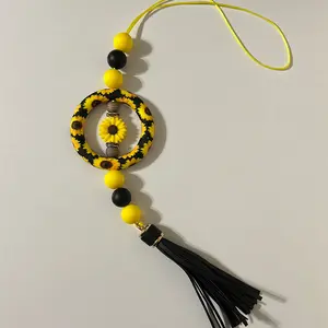 Sunflower Rearview Mirror Dangle