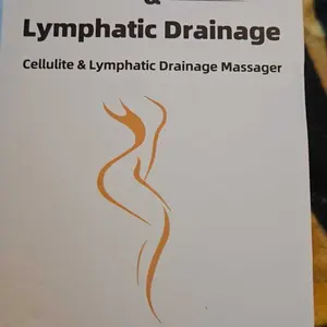 Professional Handheld Massager for Muscle & Lymphatic Support - Rechargeable Device with Heat & Vibration for Full-Body Care on Neck, Back, Arms, Waist, Belly & Legs, Portable White Gift