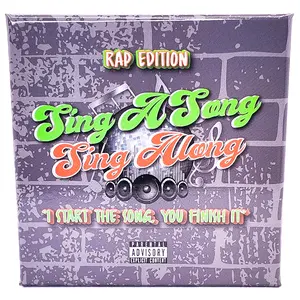 Sing A Song Sing Along Rap Edition Classic Music Trivia Card Game