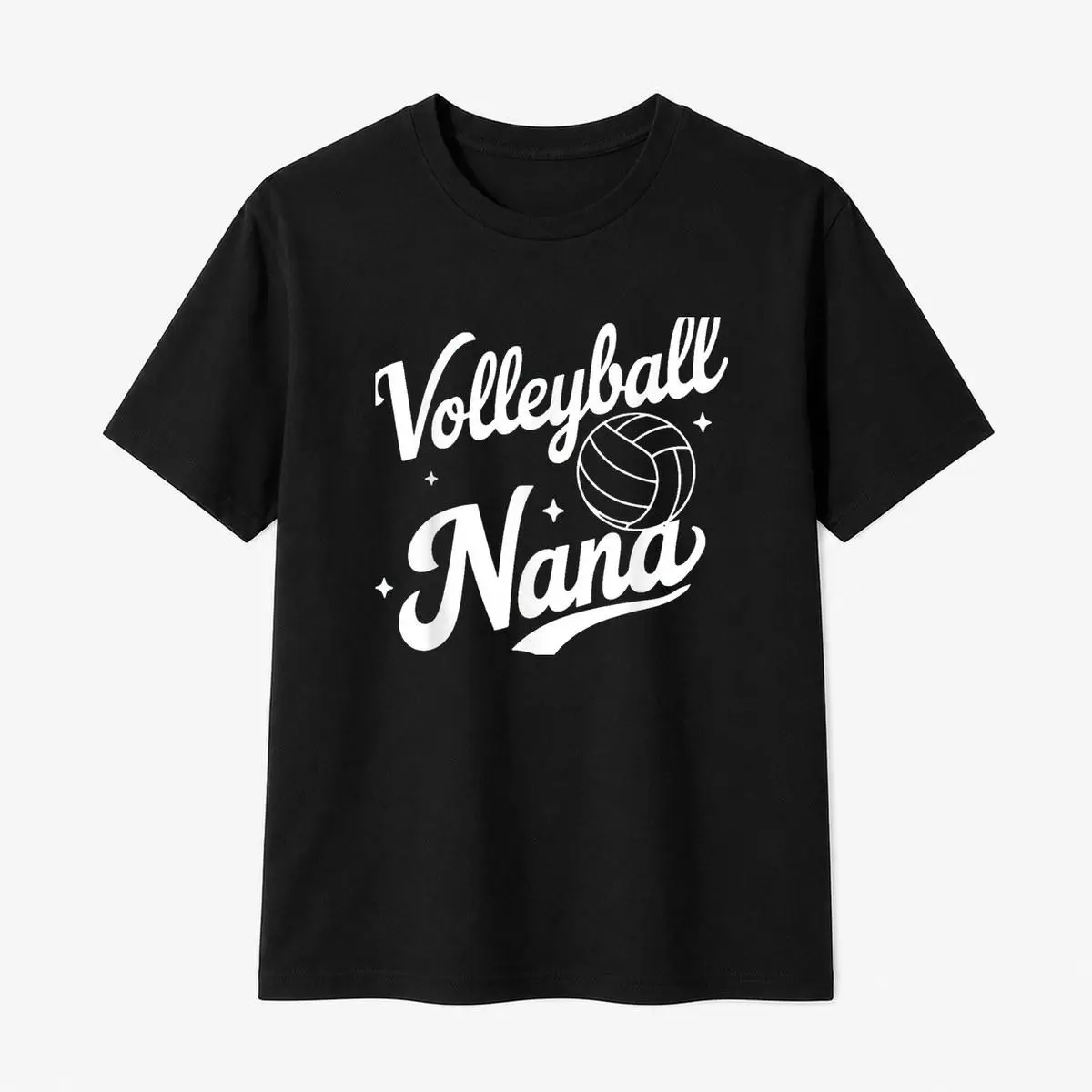 100% Cotton Men's Volleyball Nana Grandma Player and Sports Lover Mothers Day TShirt