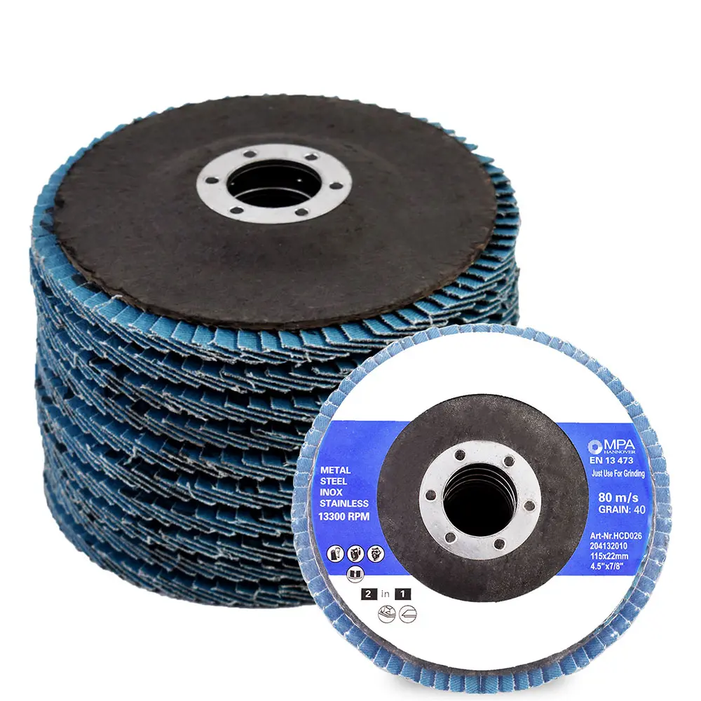 10Pcs 4.5''x7/8'' 80Grit T29