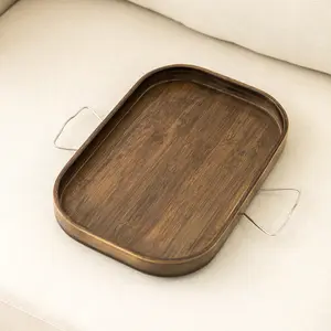 Sofa Armrest Clip On Table Tray Wooden Foldable Couch Arm Tray Sofa Tables TV Table Side Tables For Eating And Drinking  Living Room