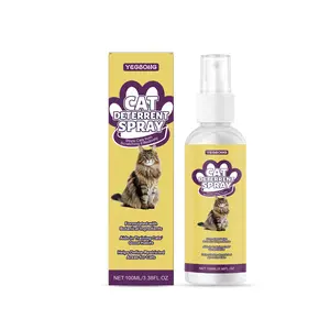 Yegbong Cat Anti-Scratch Spray Gentle Formula Comfortable Cat Behavior Guide Furniture Protection new pet cage