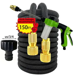 High Pressure Garden Hose, Expandable Magic Hose for Watering & Cleaning, Us3/4 Thread Sprinkler Head, Spray Device for Gardening, Durable Garden Hose