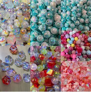 Beautiful and Cute DIY Resin Bead Accessories with Mixed Beads and Shapes and Colors
