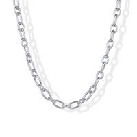 Oval Chain - White Gold