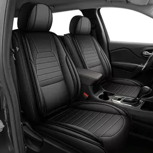 Faux Leather Seat Covers for Ford Explorer 2004-2026 | Full 5-Seat Set - Waterproof, Easy to Install & Pet Friendly, Automotive Seat Protectors