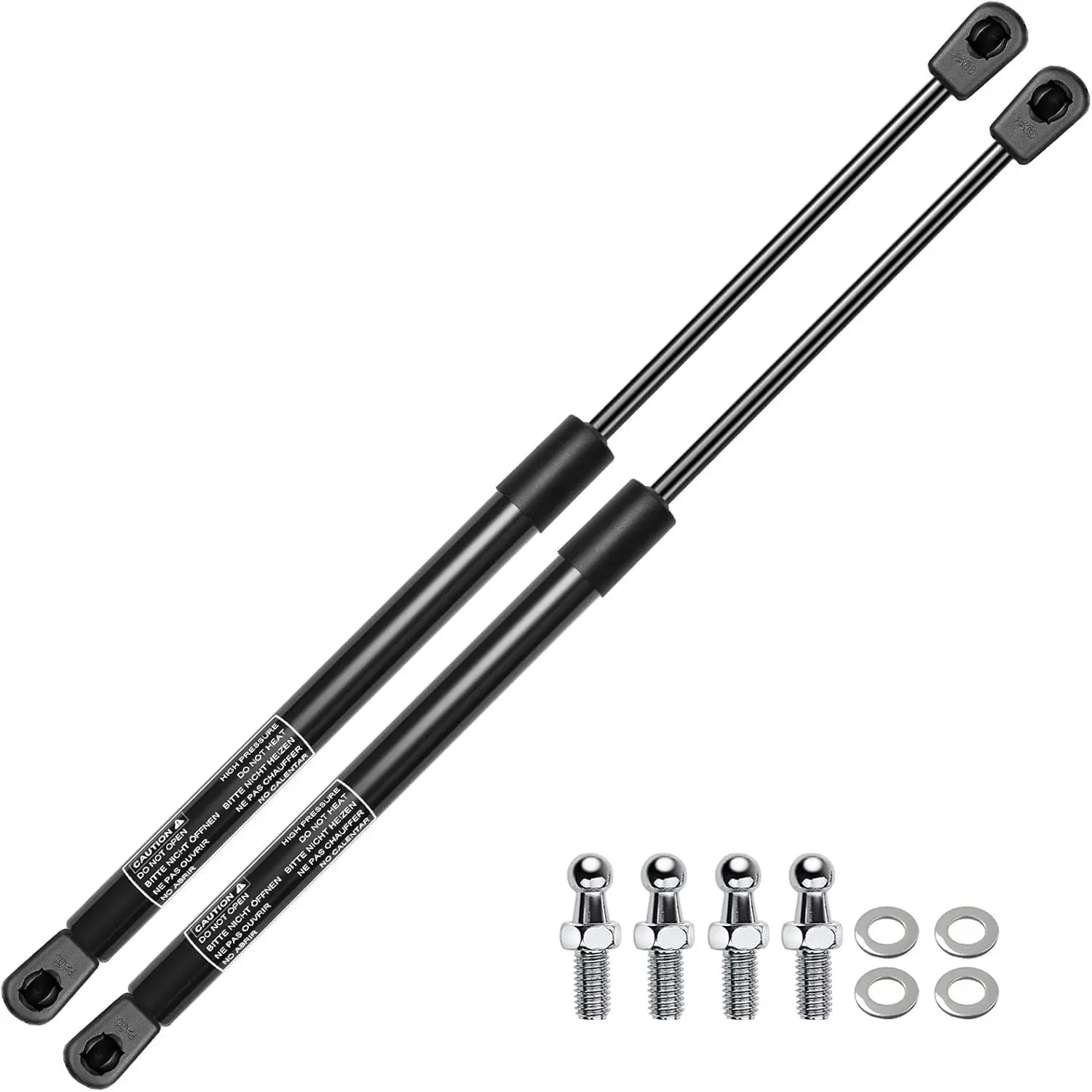 A-Premium 20 inch 90lb Gas Struts Prop Spring Shocks 19.69" 400N | for Leer Camper Shell Truck Topper Cap Canopy Door Window RV Storage Bed Tonneau Cover Toolbox Cabinets Floor, Set of 2