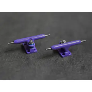34mm Prodigy Gen2 Pro Fingerboard Trucks - Purple Colorway - Includes Pro Duro Bubble Bushings
