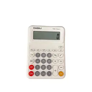 Including battery calculator with 10-digit LED display in cute candy colors, suitable for use in the office or school, portable