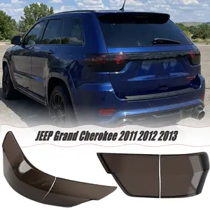 MUTUSAISI Taillight Cover Trim Fit for JEEP Grand Cherokee 2011 2012 2013 Accessories,Tail Light Smoked Black Style Rear Lamp Protective Guards Exterior Decoration