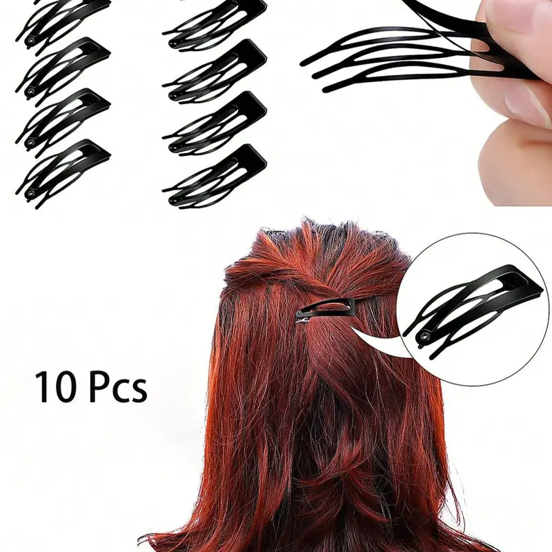 10pcs Black Metal Bobby Pins Hair Clips Hair Styling Tool For Women's Everyday, Party, Holiday Claw Clips Hair Claws Hair Barrettes, School Stuff, Hair Accessories, Head Accessories, Hairpin, Hair Decor, Hair Bun Accessories, Hair Style Accessory