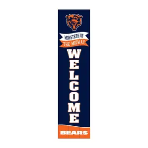 Evergreen 47" NFL Wood Leaner Fan Sign