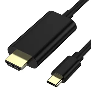 USB C to HDMI Cable 6FT 4K High Speed Type C to HDMI Adapter Cord Compatible with MacBook Pro Air iPad Pro Chromebook Thunderbolt 3 4 Devices XPS Galaxy S23 for Home Office Display