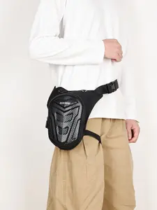 Men's Adjustable Multifunctional Waist Bag, Multi-Layered Bike Riding Backpack, Student Sports Shoulder Bag, Outdoor Work Tool Bag, Waist Belt Bag, Waist Packs