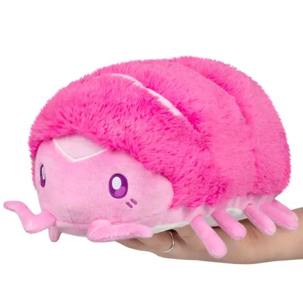 Mini Squishable Pink Pillbug Rollie Pollie Plush Toy Mini Squishable Pink Pillbug Rollie Pollie Plush Toy